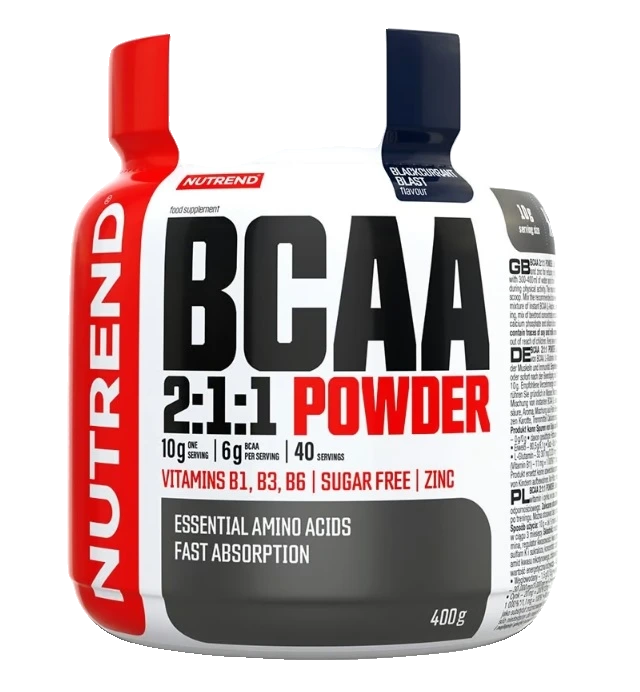 BCAA 2:1:1 Powder, Blackcurrant Blast - 400 grams