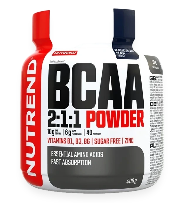 BCAA 2:1:1 Powder, Blackcurrant Blast - 400 grams