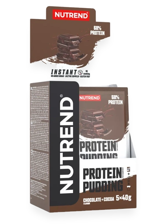 Protein Pudding, Chocolate + Cocoa - 5 x 40g