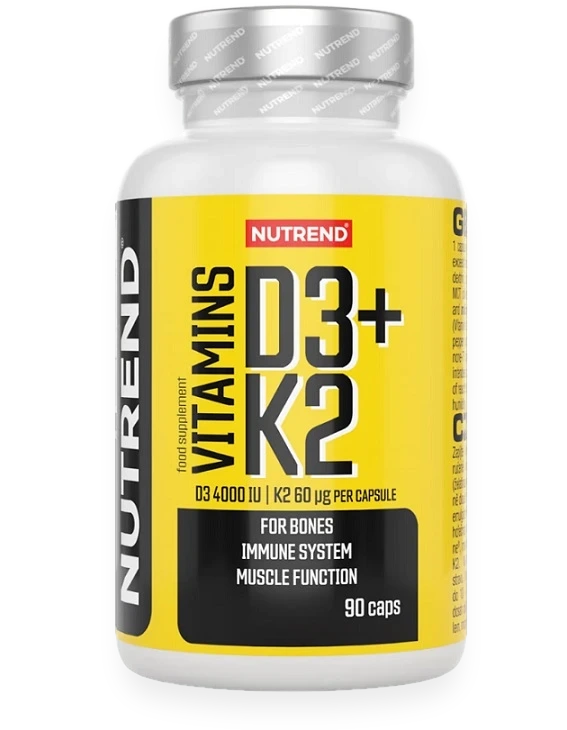 Vitamins D3 + K2 - 90 caps