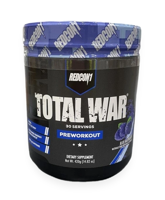 Total War - Preworkout, Blue Raspberry - 420 grams