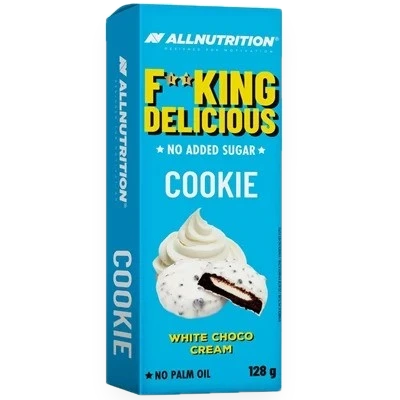 Fitking Delicious Cookie, White Choco Cream - 128 grams