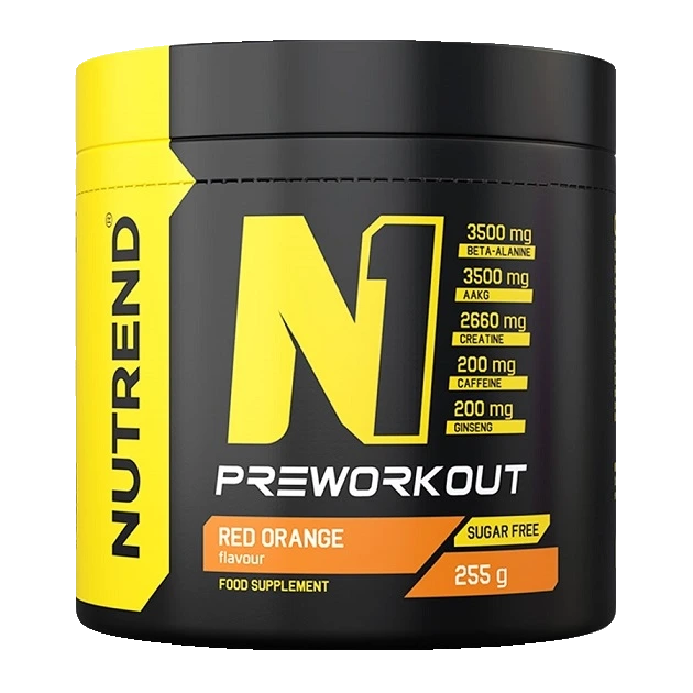 N1 Pre-Workout, Red Orange - 255 grams