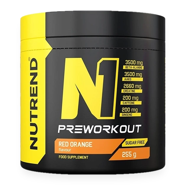 N1 Pre-Workout, Red Orange - 255 grams