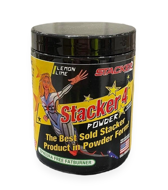 Stacker 4 Powder, Lemon Lime - 150 grams