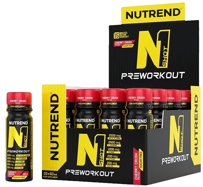N1 Shot, Cherry Crush - 20 x 60 ml.
