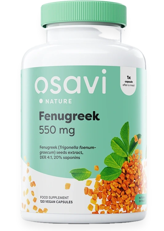 Fenugreek, 550mg - 120 vcaps