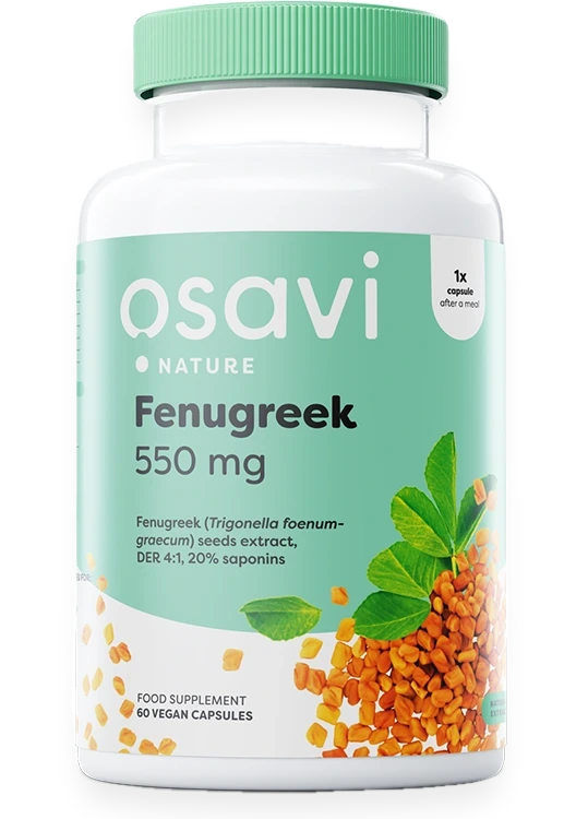 Fenugreek, 550mg - 60 vcaps