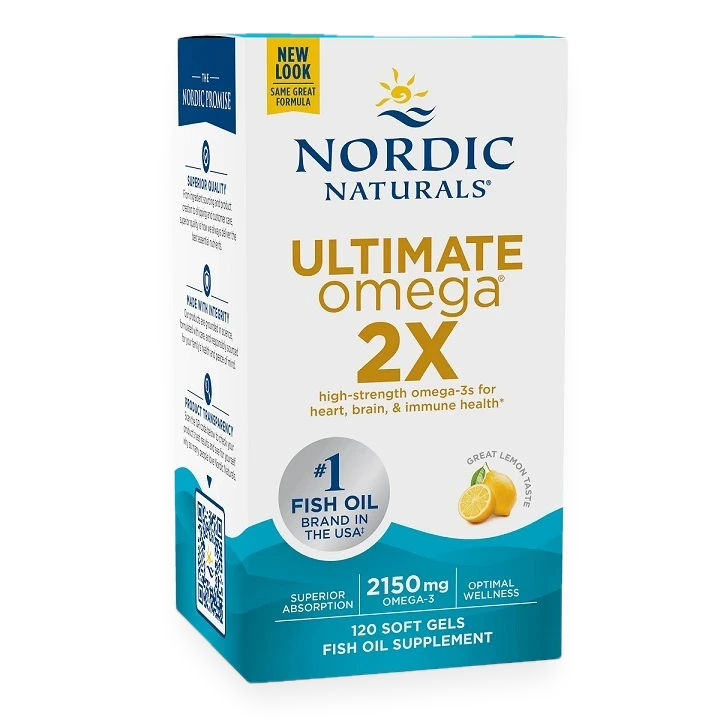 Ultimate Omega 2X, 2150mg Lemon (EAN 768990021527) - 120 softgels