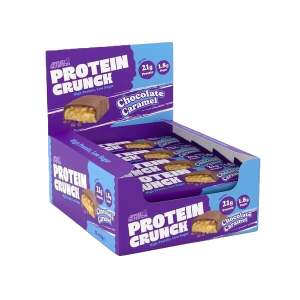Applied Protein Crunch Bar, Milk Chocolate Caramel - 12 x 62g