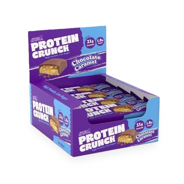 Applied Protein Crunch Bar, Milk Chocolate Caramel - 12 x 62g