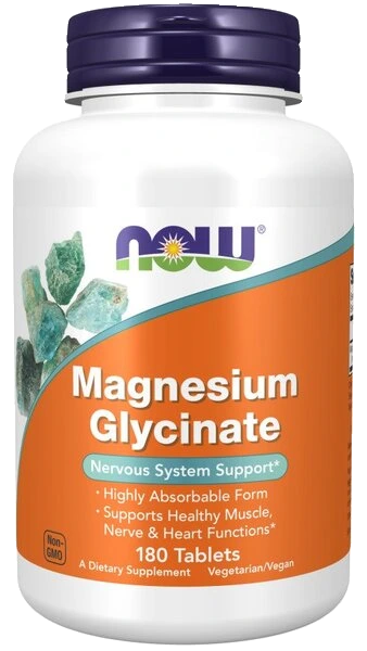 Magnesium Glycinate - 180 tablets