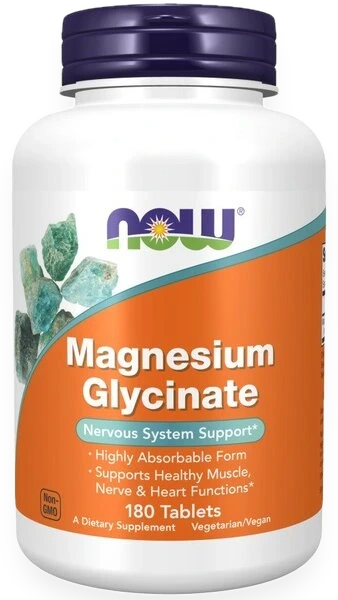 Magnesium Glycinate - 180 tablets