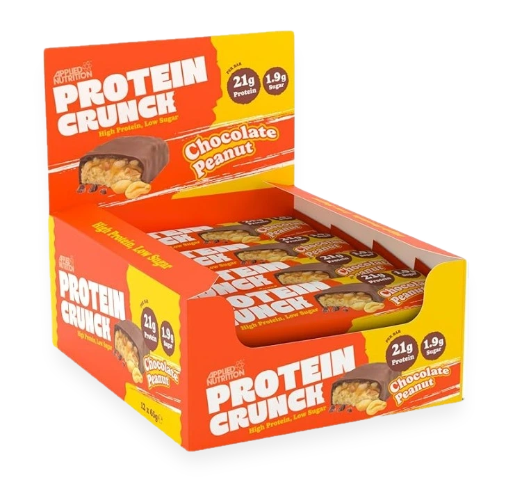 Applied Protein Crunch Bar, Milk Chocolate Peanut - 12 x 65g