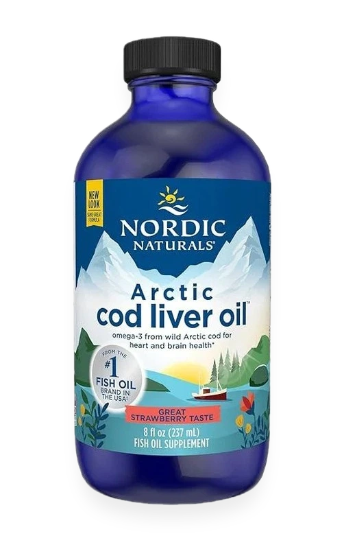 Arctic Cod Liver Oil, 1060mg Strawberry - 237 ml.