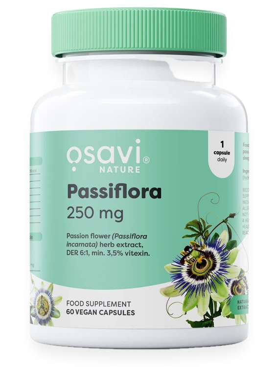 Passiflora, 250mg - 60 vegan caps