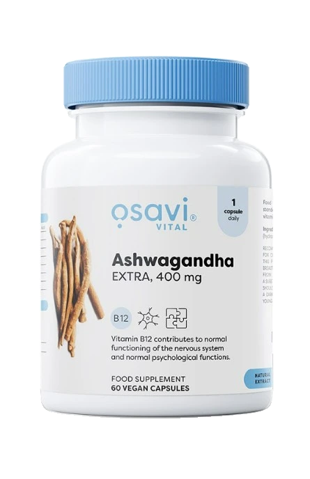 Ashwagandha Extra, 400mg - 60 vegan caps