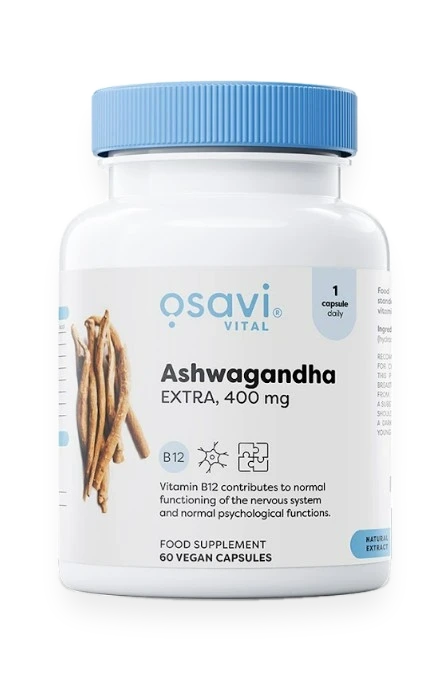 Ashwagandha Extra, 400mg - 60 vegan caps