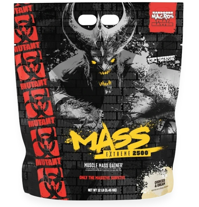 Mutant Mass Extreme 2500, Cookies & Cream - 5450 grams