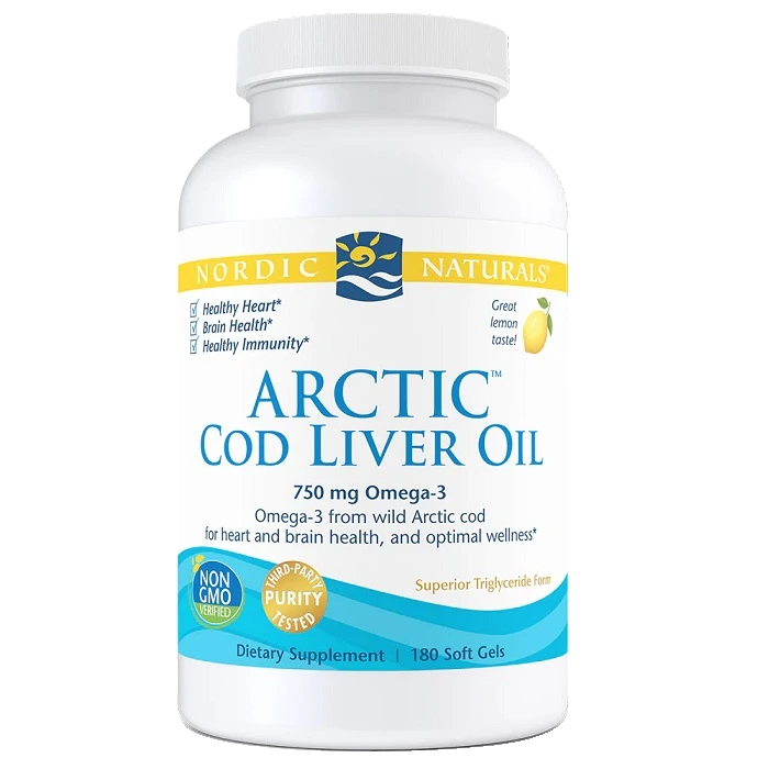Arctic Cod Liver Oil, 750mg Lemon (EAN 768990578854) - 180 softgels