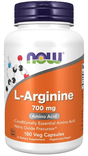 L-Arginine, 700mg - 180 vcaps