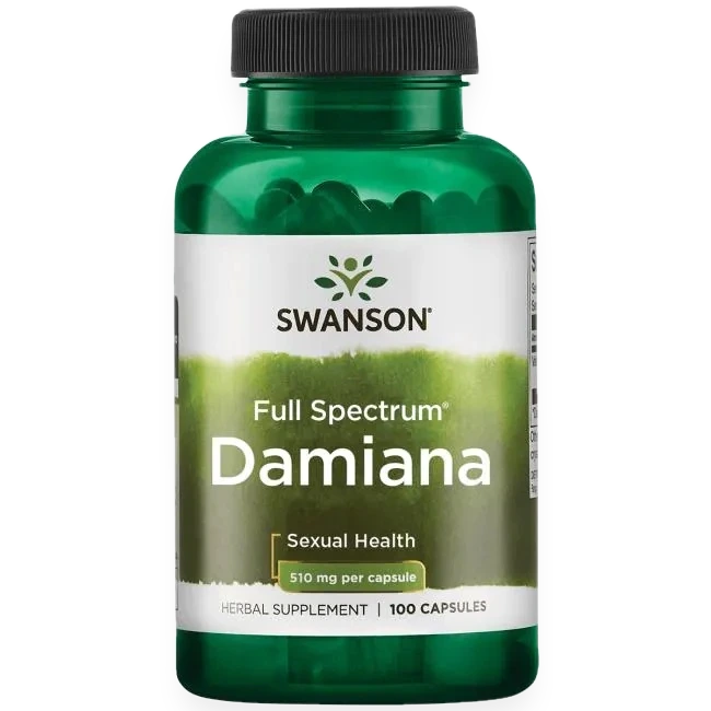 Damiana, 510mg - 100 caps
