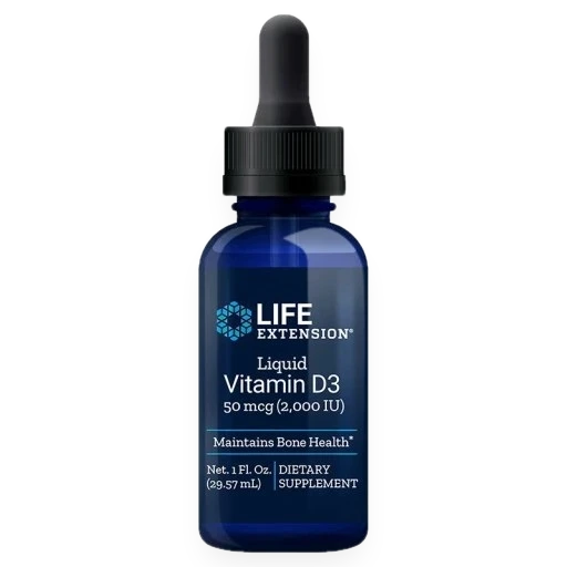 Liquid Vitamin D3, 50mcg - 29 ml.