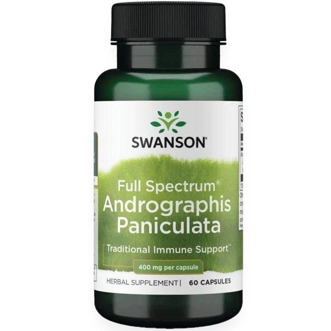 Full Spectrum Andrographis Paniculata, 400mg - 60 caps