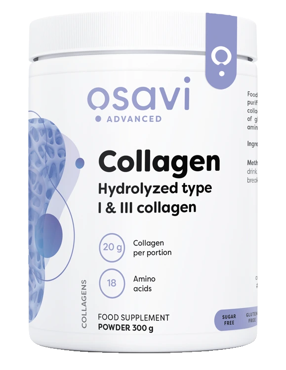 Collagen Hydrolysed Type I & III, Unflavoured - 300 grams