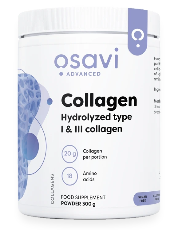 Collagen Hydrolysed Type I & III, Unflavoured - 300 grams
