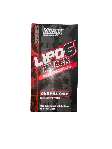 Lipo-6 Black Ultra Concentrate, Extreme Potency - 60 black caps