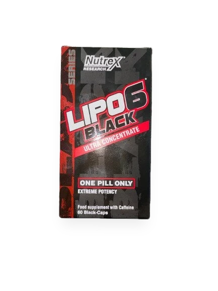 Lipo-6 Black Ultra Concentrate, Extreme Potency - 60 black caps