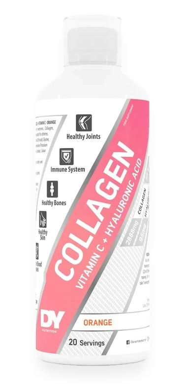 Liquid Collagen + Vitamin C + Hyaluronic acid, Orange - 500 ml.
