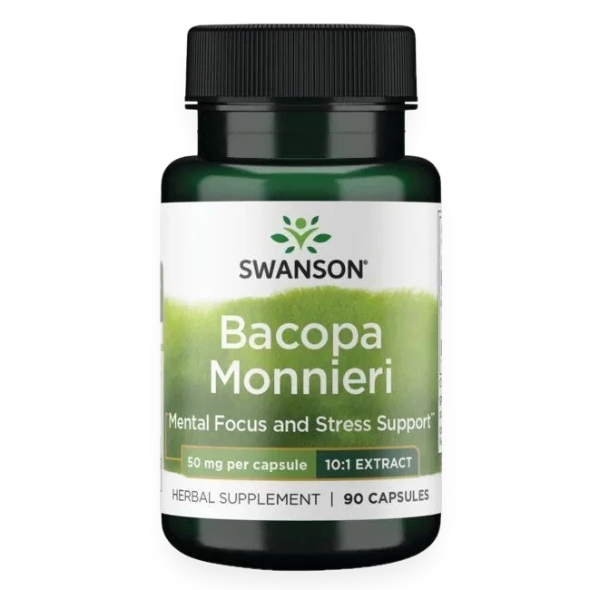 Bacopa Monnieri 10:1 Extract, 50mg - 90 caps