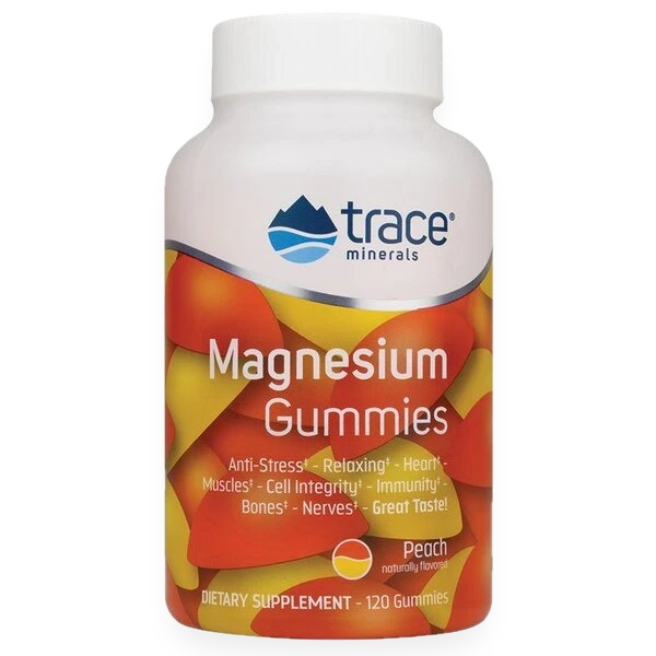 Magnesium Gummies, Peach - 120 gummies