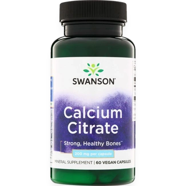 Calcium Citrate, 200mg - 60 caps