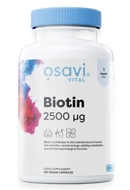 Biotin, 2500mcg - 120 vegan caps
