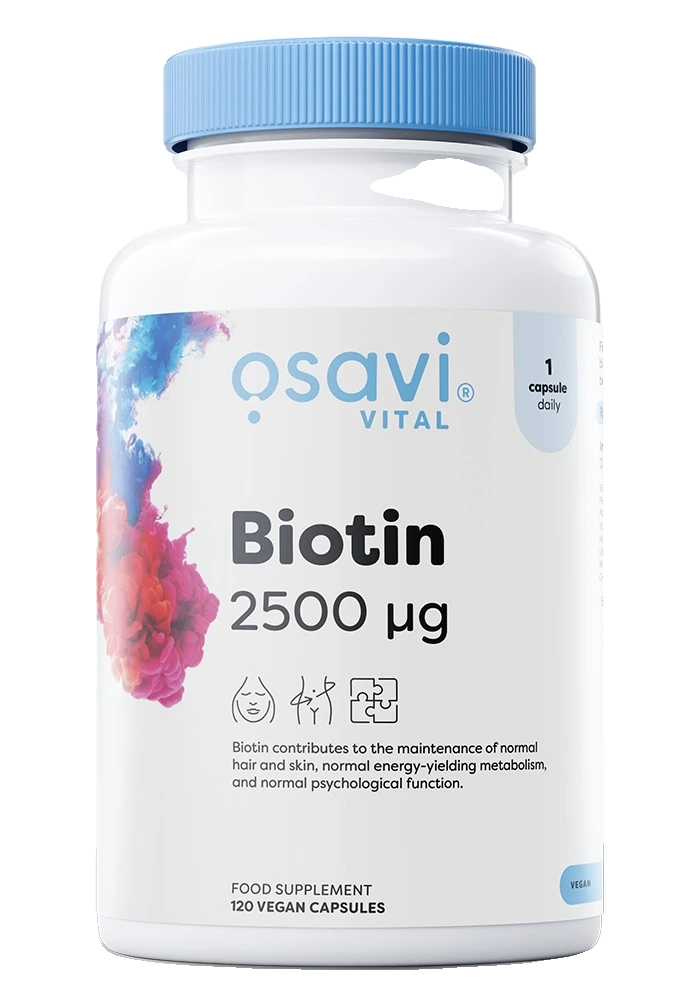 Biotin, 2500mcg - 120 vegan caps