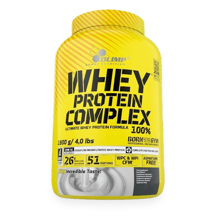 Whey Protein Complex 100%, Cookies Cream - 1800 grams