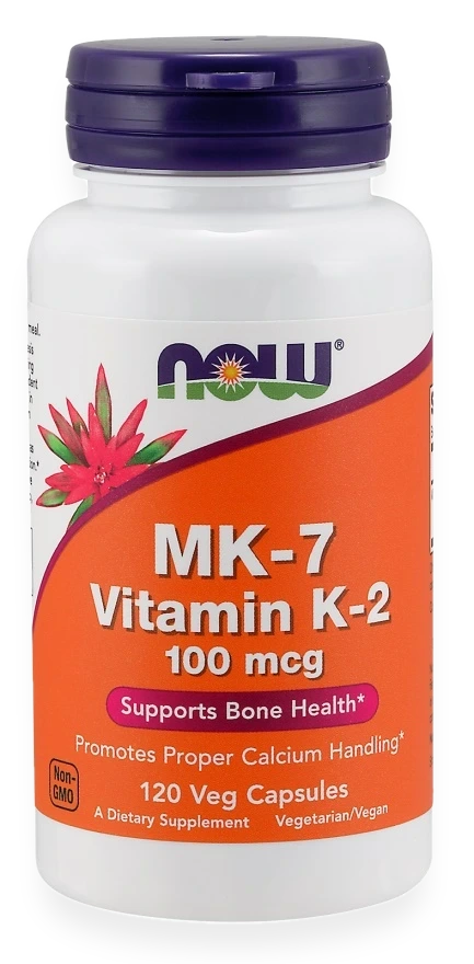 MK-7 Vitamin K-2, 100mcg - 120 vcaps