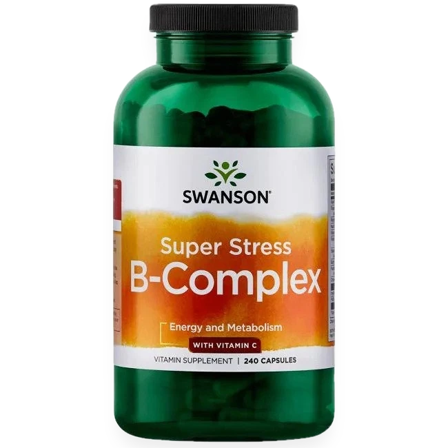 Super Stress B-Complex with Vitamin C - 240 caps