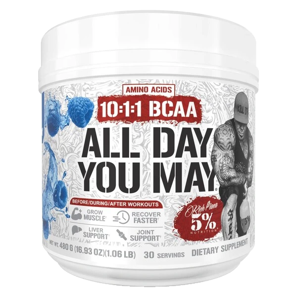 AllDayYouMay - Legendary Series, Blue Raspberry - 480 grams
