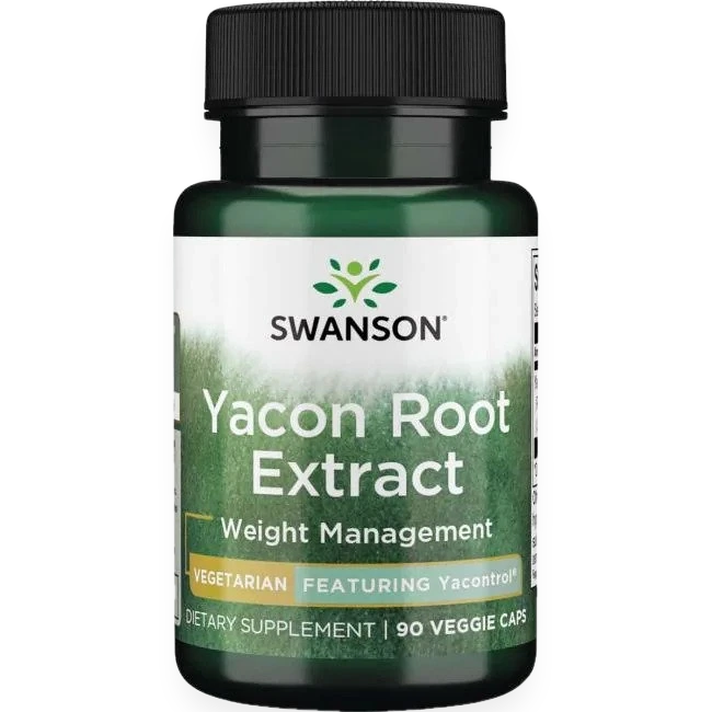 Yacon Root Extract, 100mg - 90 vcaps