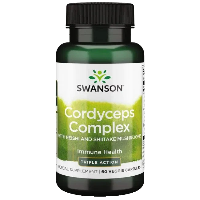 Cordyceps Complex with Reishi and Shiitake Mushrooms - 60 vcaps