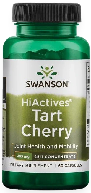 HiActives Tart Cherry, 465mg - 60 caps