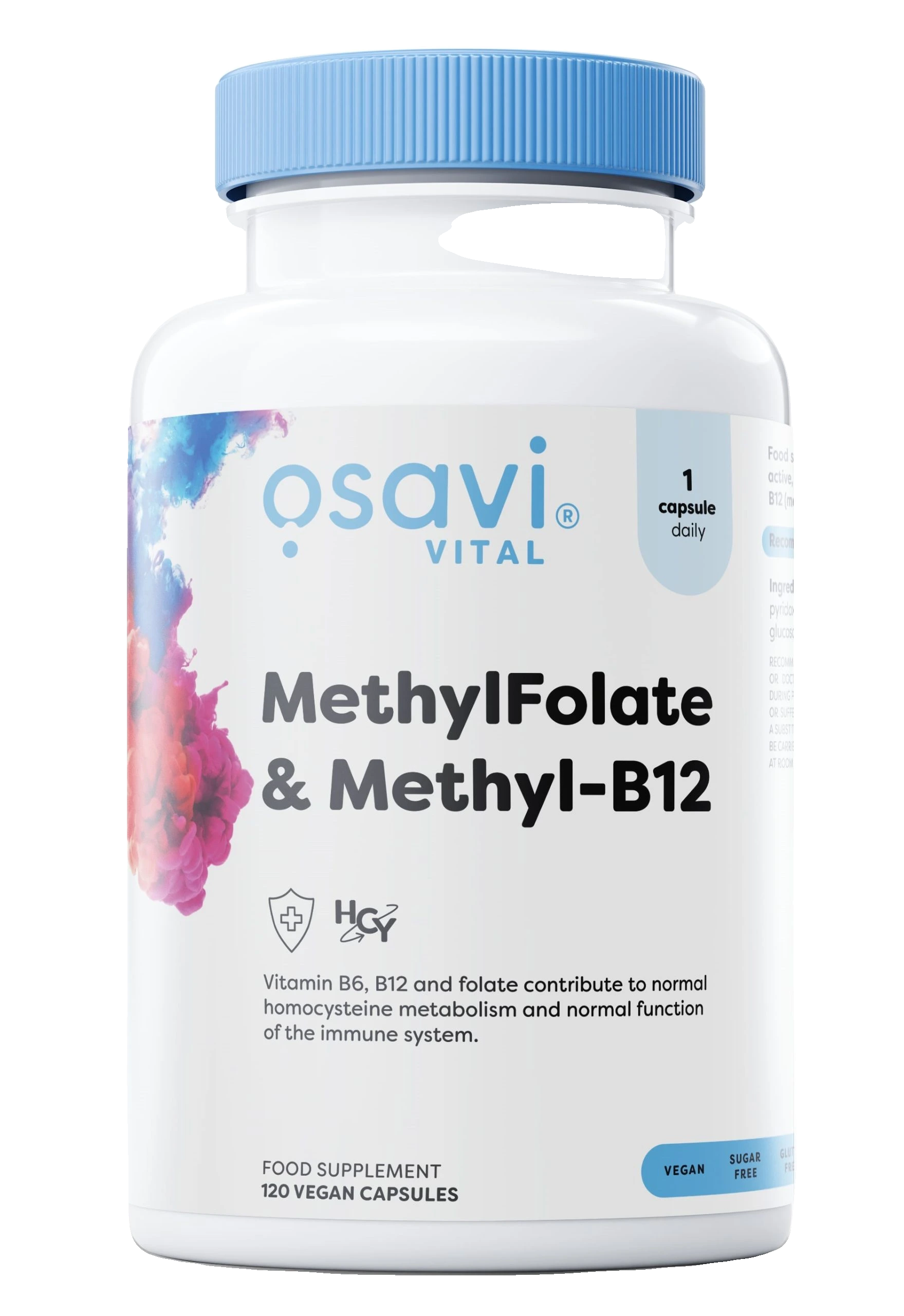 MethylFolate & Methyl-B12 - 120 vegan caps