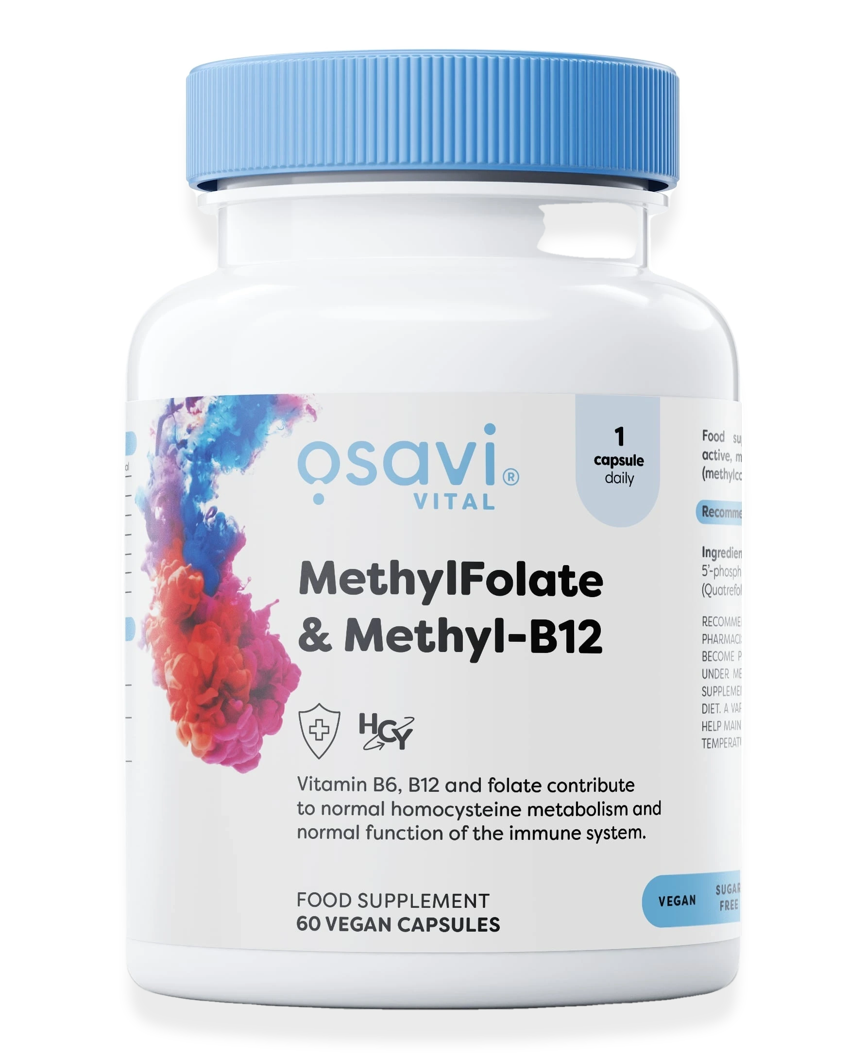 MethylFolate & Methyl-B12 - 60 vegan caps