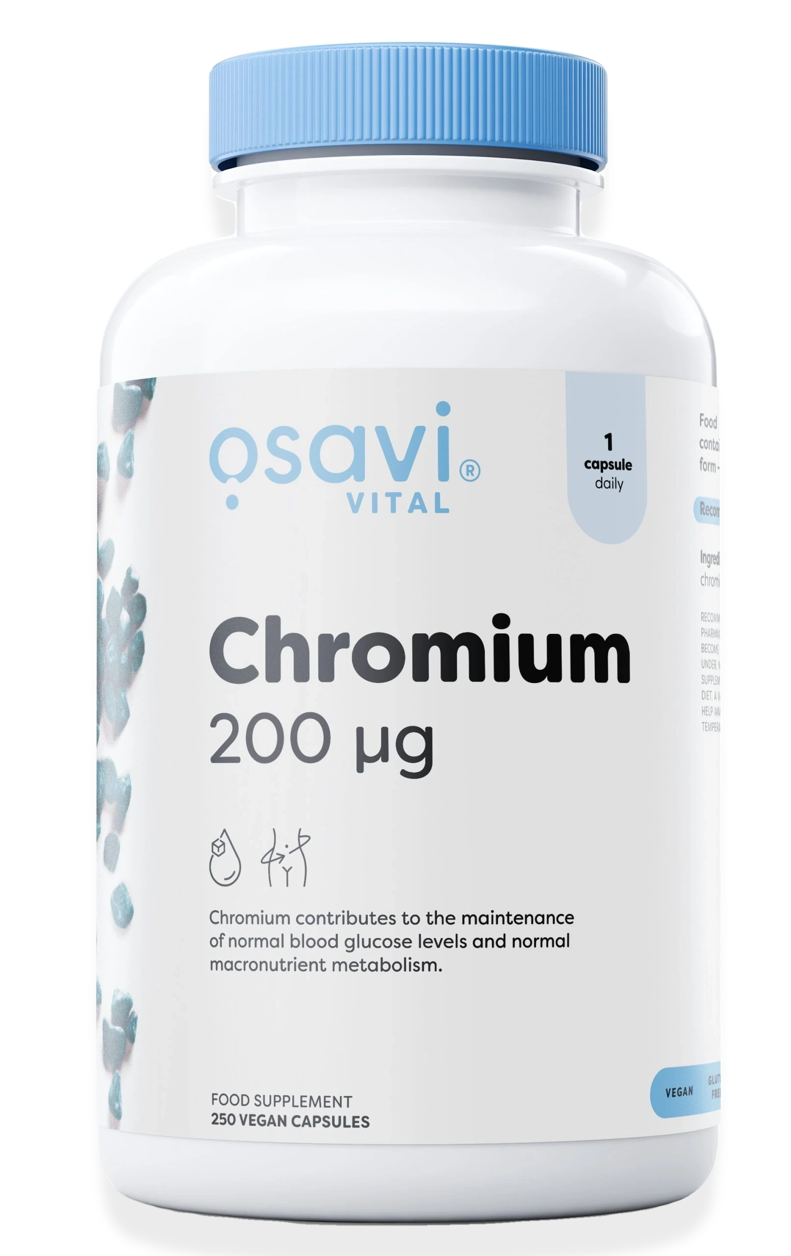Chromium, 200mcg - 250 vegan caps