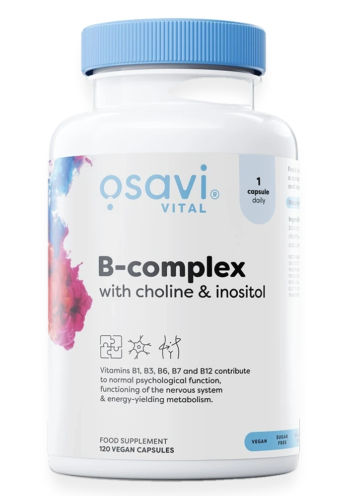 B-Complex with Choline & Inositol - 120 vegan caps