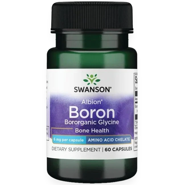 Albion Boron Glycine, 6mg - 60 caps